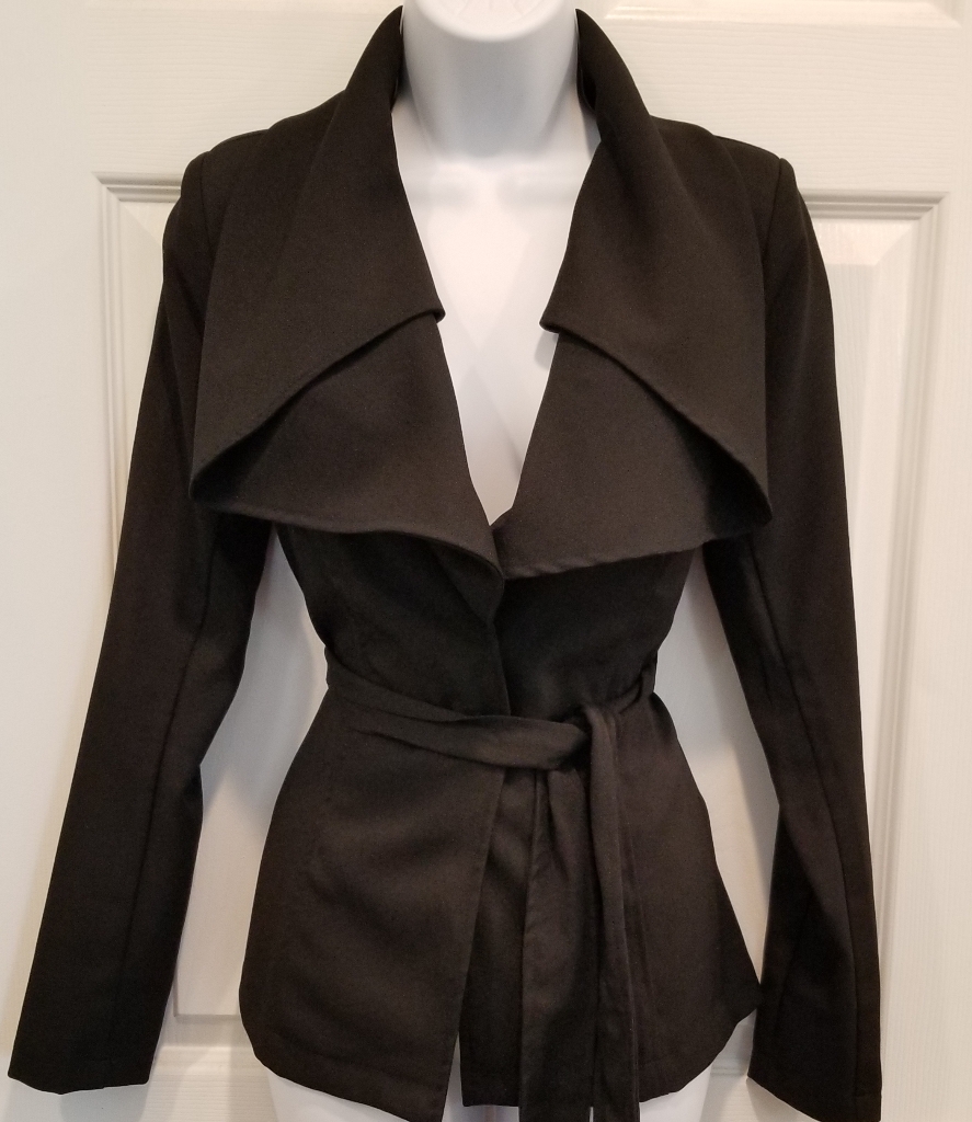 Draped Front Jacket